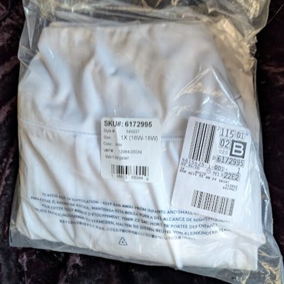 NEW Lands' End Women's Active High Impact High Rise Flat Front Skort - sz 1X - Picture 6 of 6